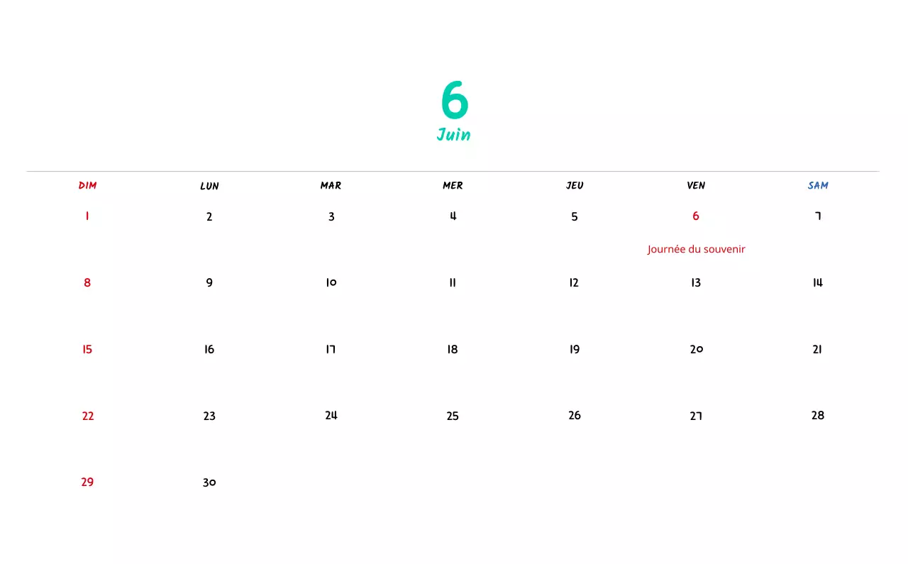 Calendrier du Nouvel An avec de jolies illustrations