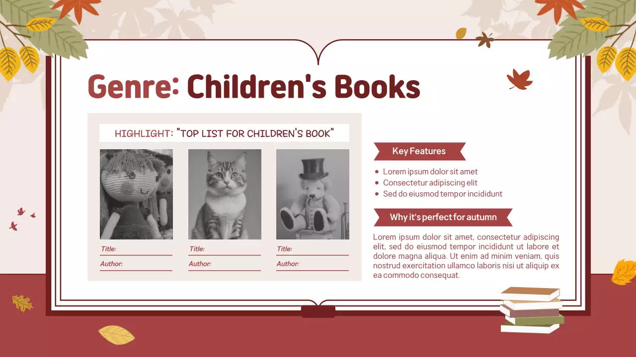 Trình bày hướng dẫn Sách Brown Rustic