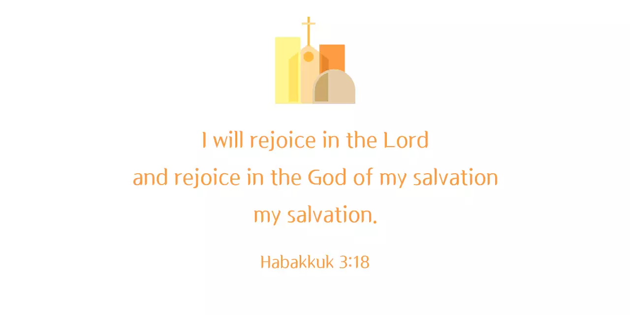 Emotional church promotional logo with warm colors