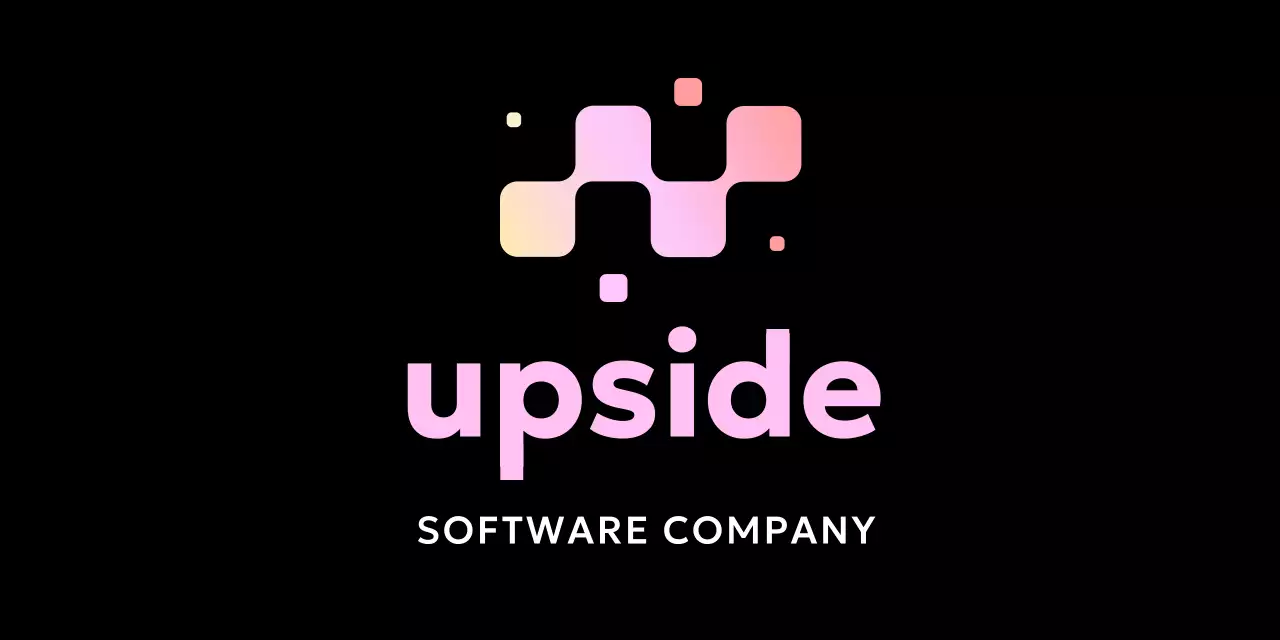 A simple corporate seminar with a gradient logo