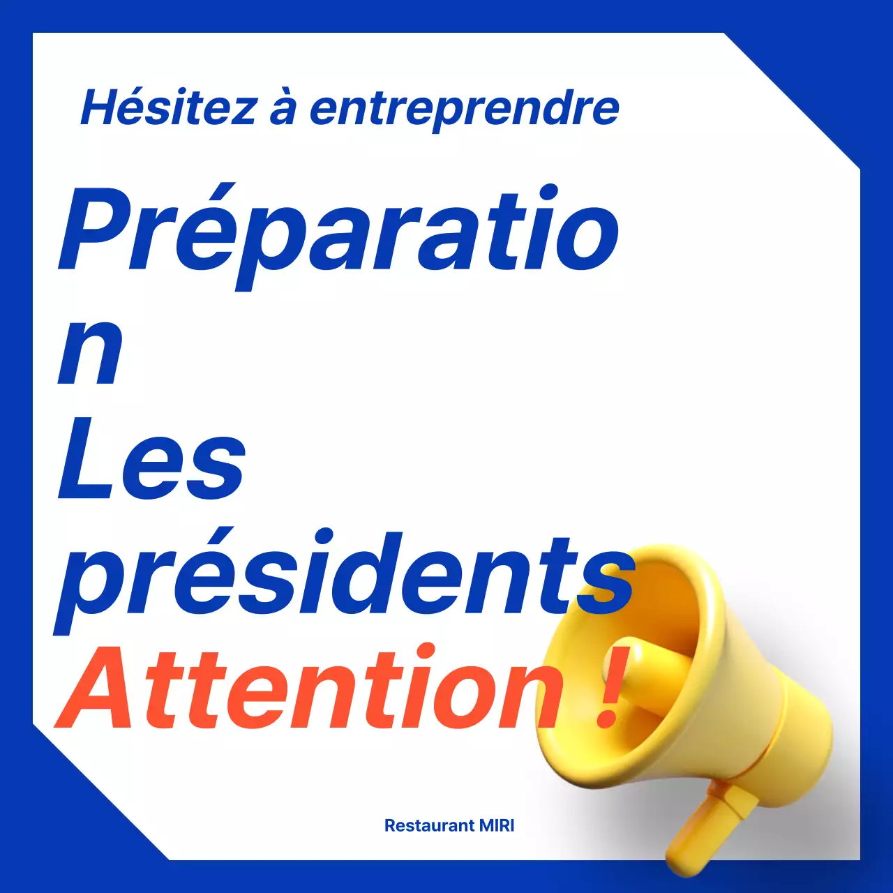 Un terrain de franchise propre, bleu et orange