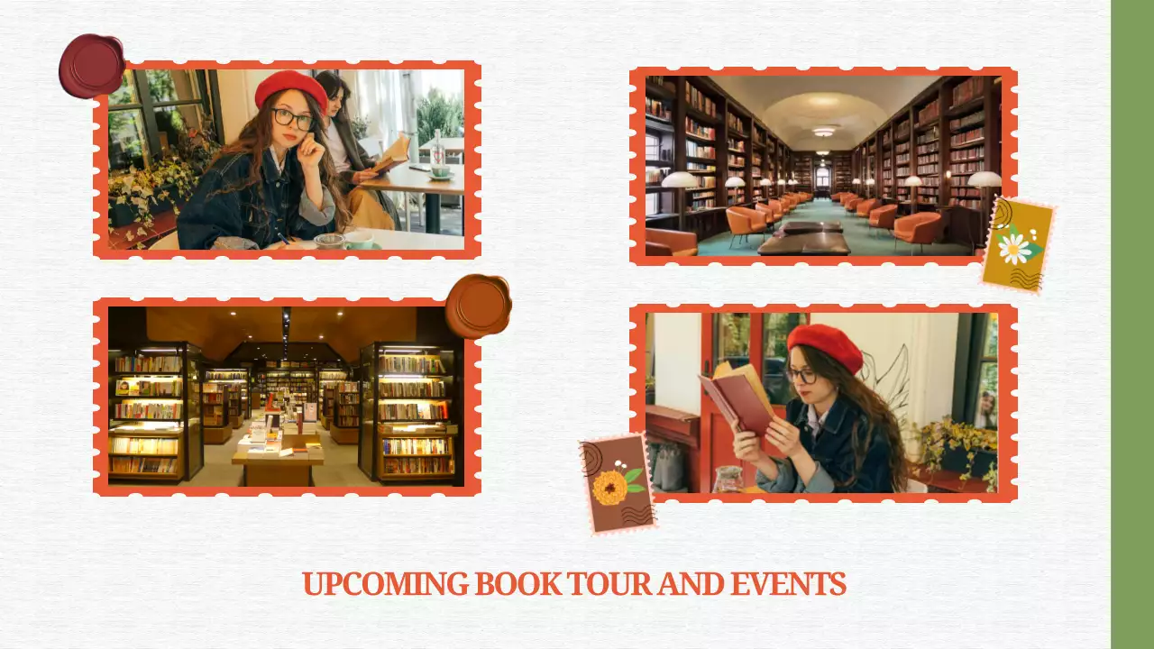 Orange Vintage Book Event Presentation