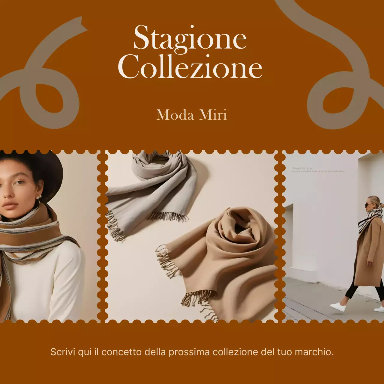 Un'introduzione ai marchi della moda moderna in beige e marrone
