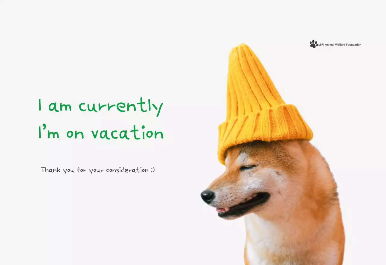 A calendar with a puppy photo and cute message in a green accent color