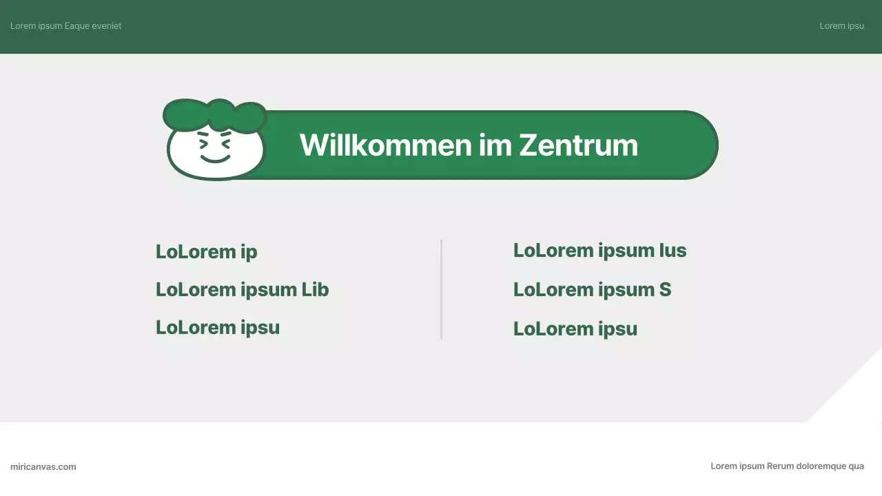 Ein einfacher, grüner und oranger Leitfaden für das Family Support Centre