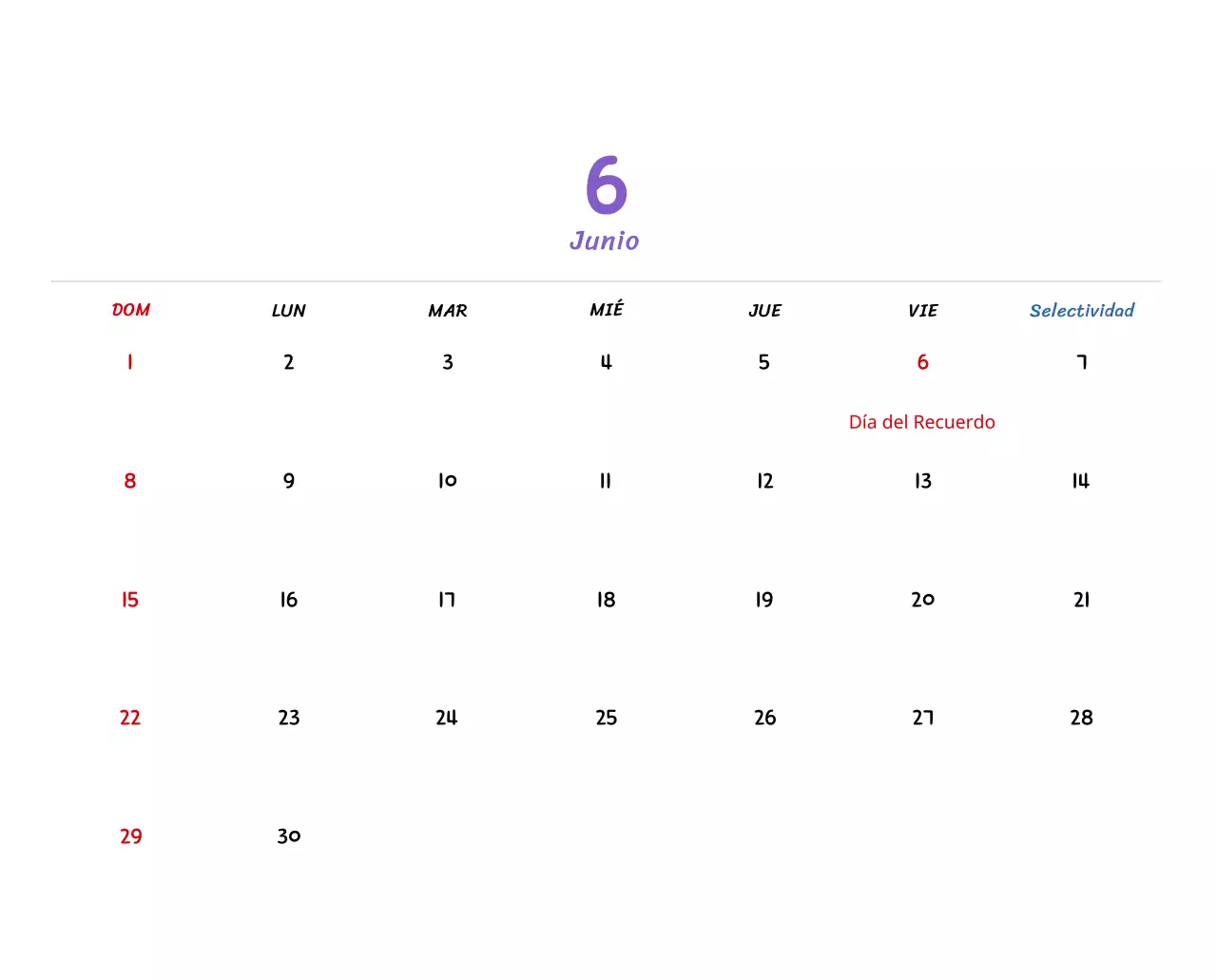 Calendario de Año Nuevo con simpáticas ilustraciones