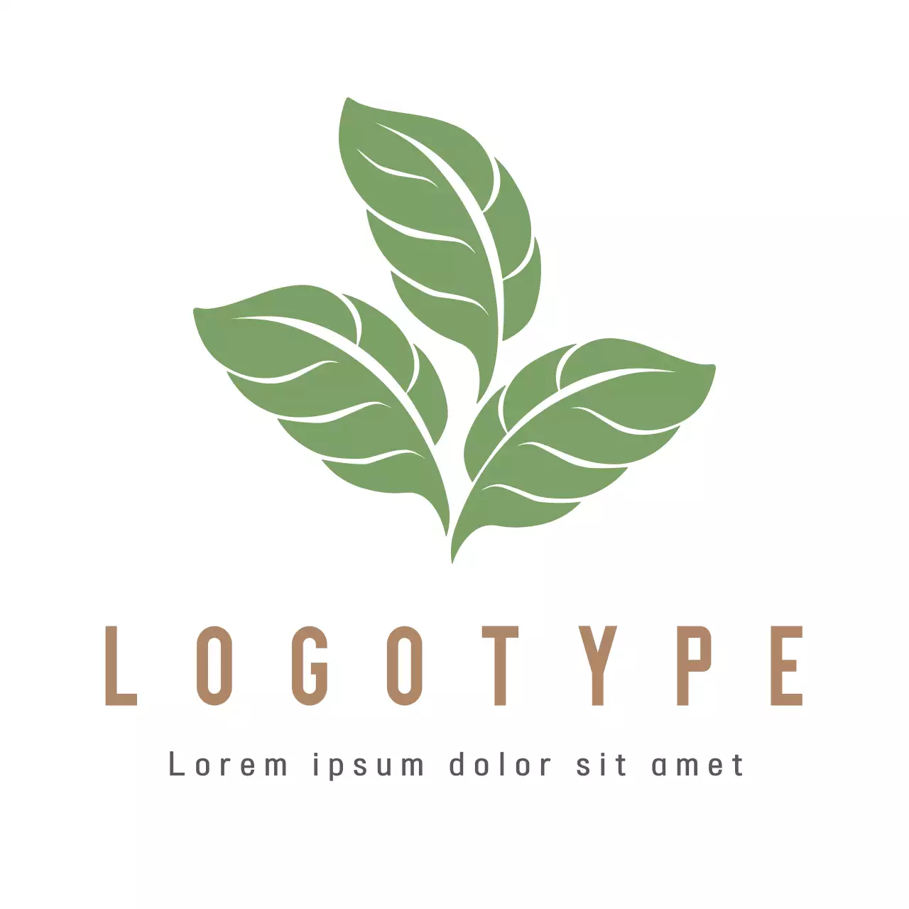 Green Minimal Design Logo