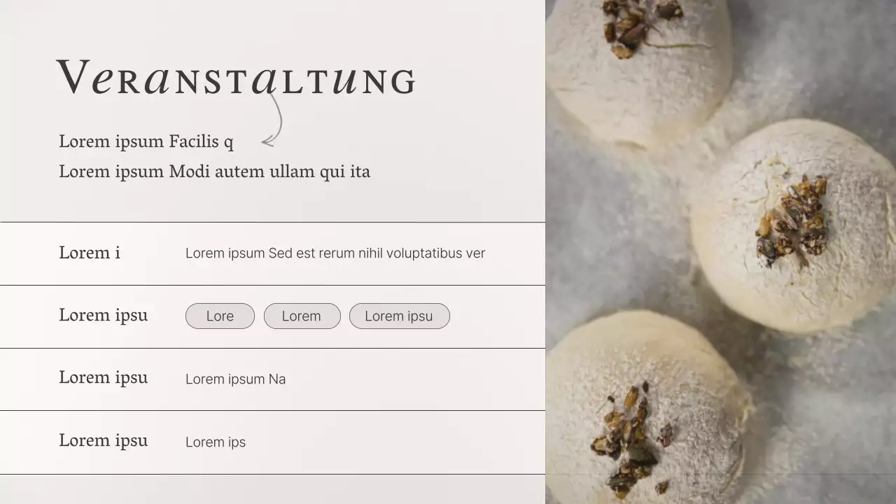 Luxusbacken in Braun- und Beigetönen Ein-Tages-Kurs Materialien