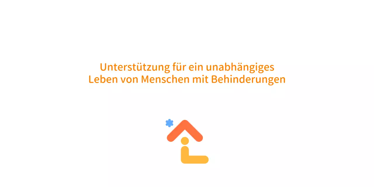 Werbelogo für eine Sozialstation in Form eines Hauses