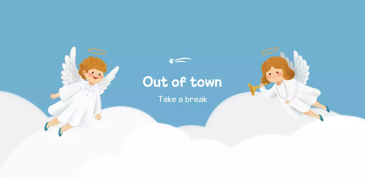 Word calendar with cozy illustrations and Bible verses on a light blue background