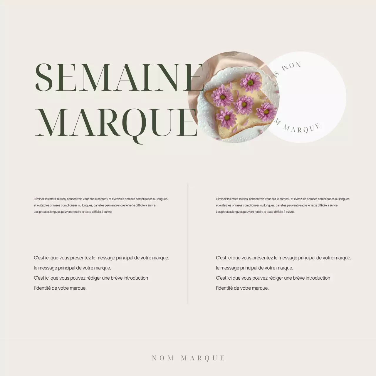 Commercialisation d'une marque simple de vaisselle en ivoire