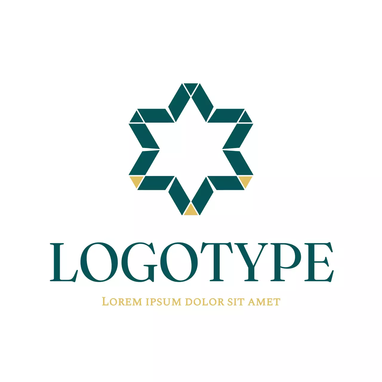 Green Geometric Design Logo
