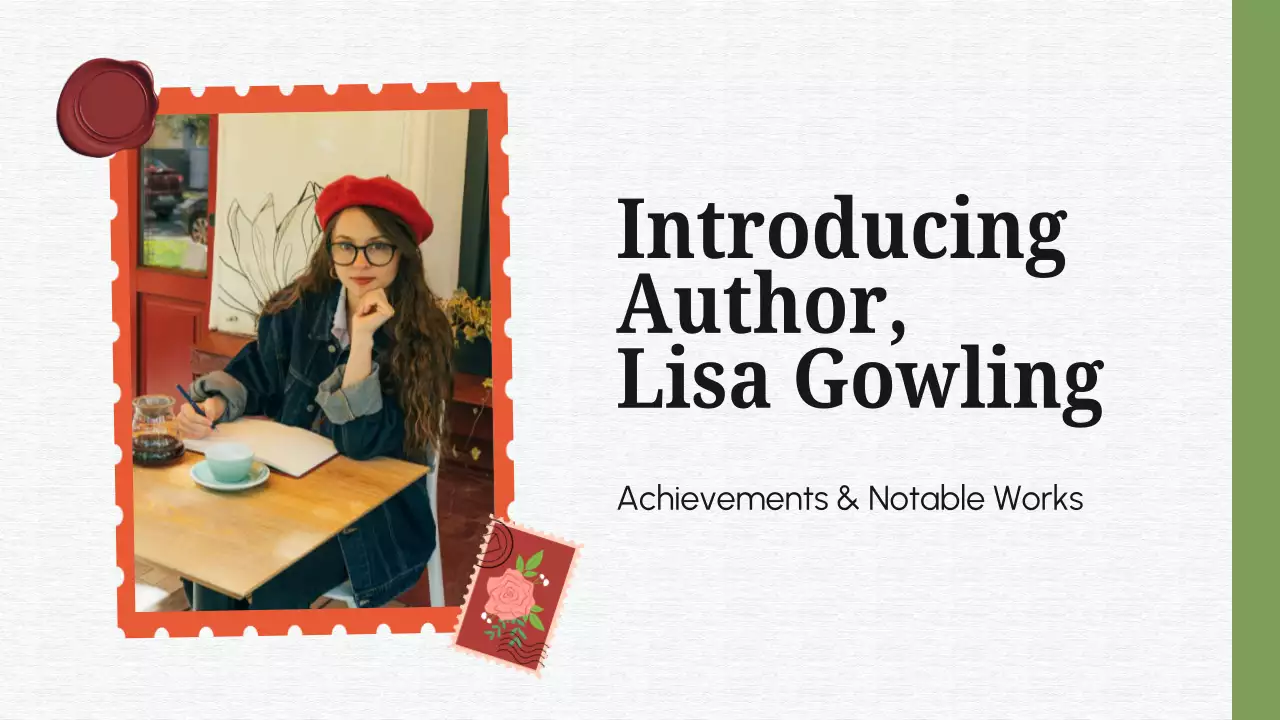 Orange Vintage Book Event Presentation