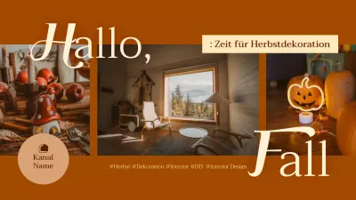 Beige und braun einfache Herbst Innendekoration Requisiten Abdeckung