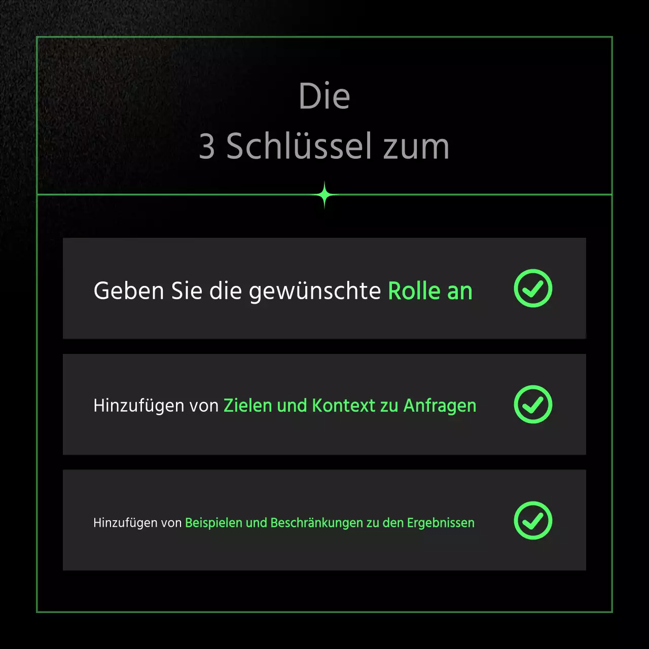 Ein Leitfaden zum Schreiben grüner, kitschiger AI-Prompts