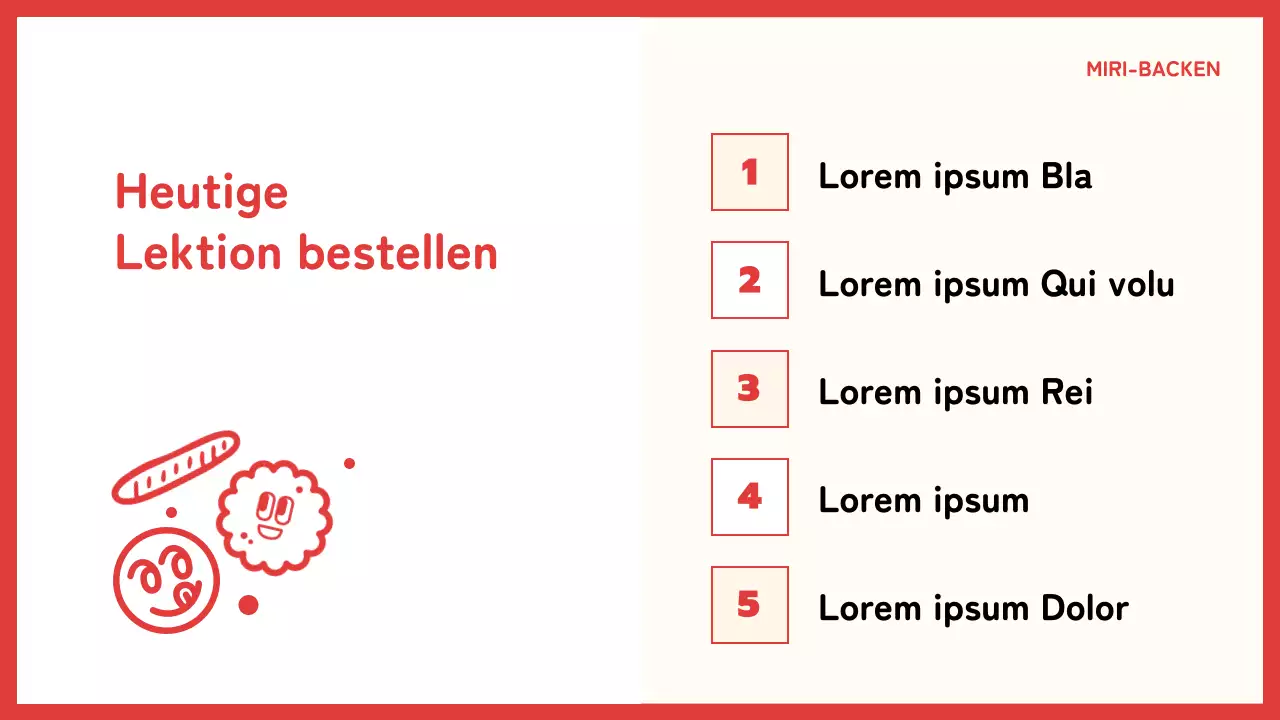 Über diesen süßen rot-gelben veganen Back-Tageskurs