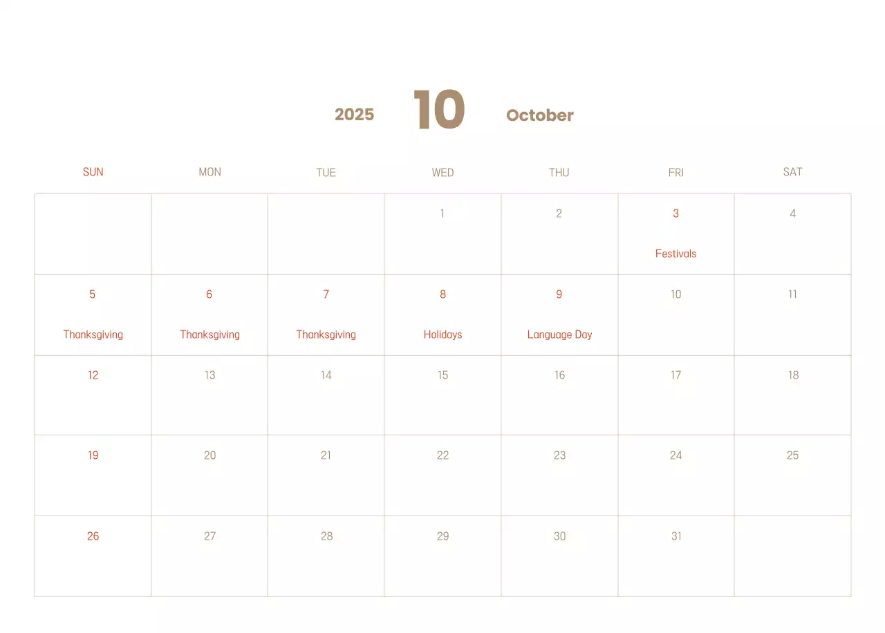 Word calendar with cozy illustrations and Bible verses on a light blue background