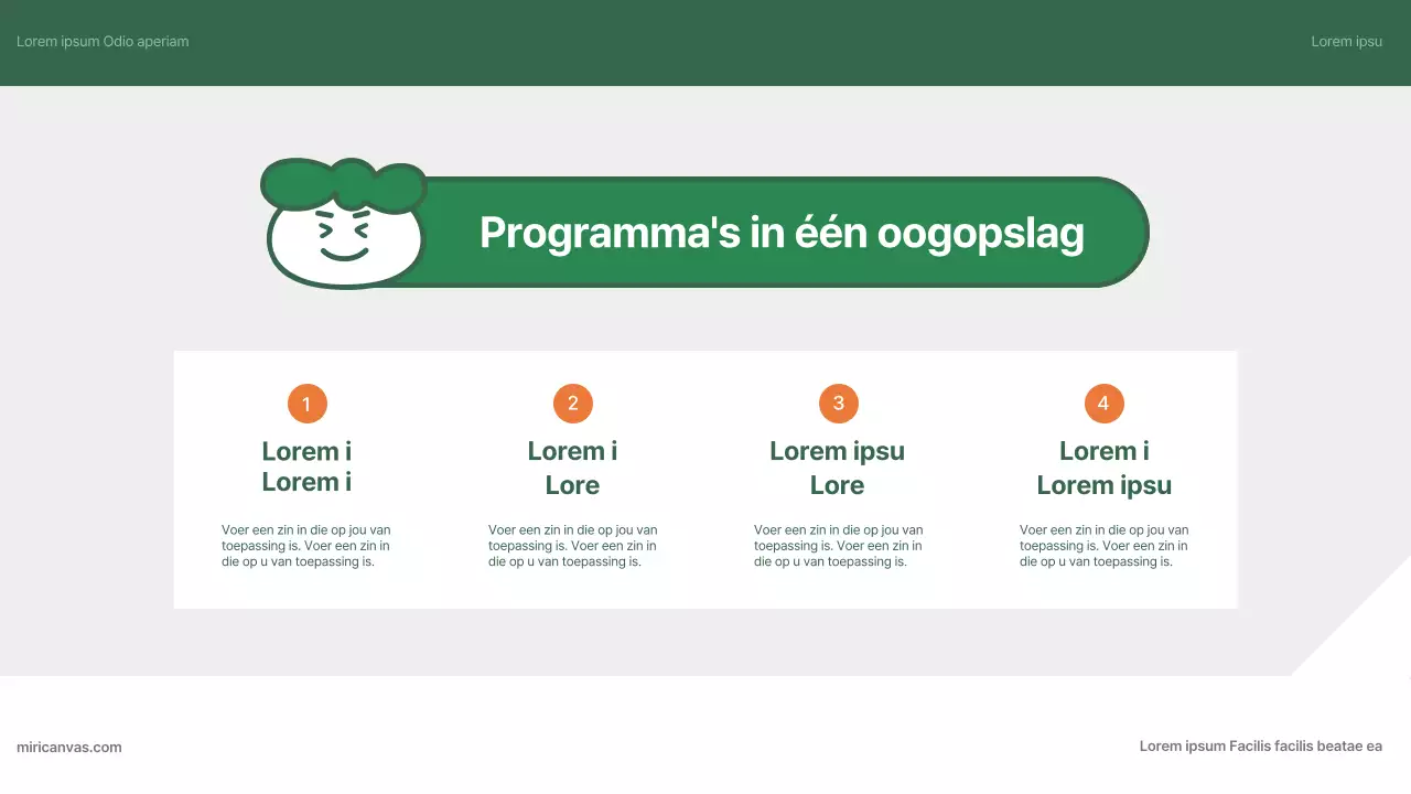 Een eenvoudige, groene en oranje gids voor het Family Support Centre