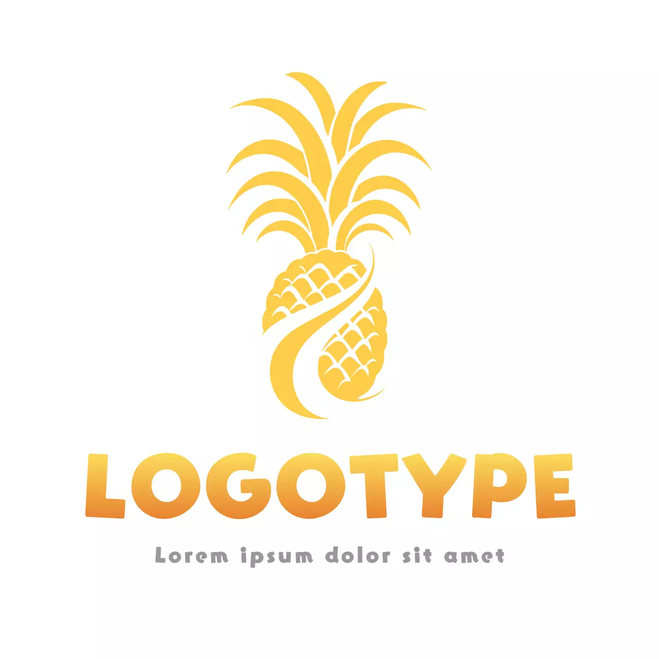 Yellow Modern Design Logo