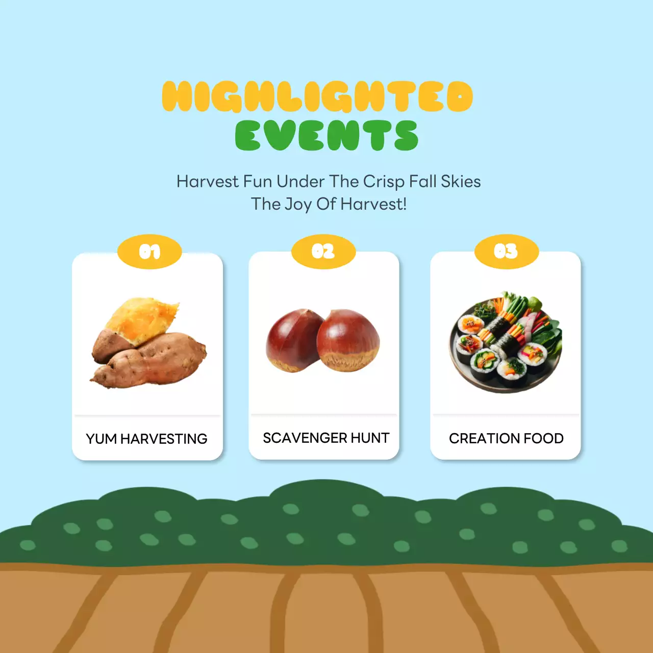 About the beautiful fall harvest of blues and yellows