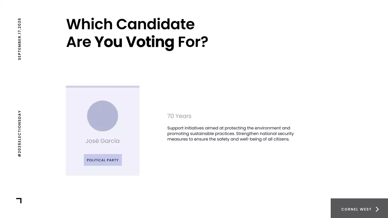 White Modern Voter Registration Guide Presentation