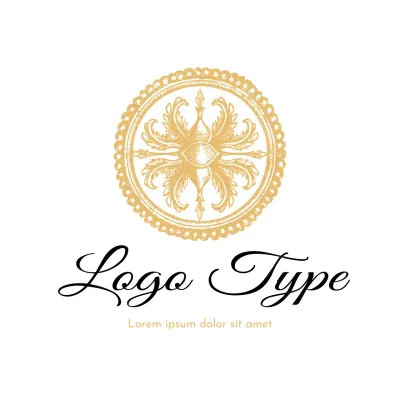 Gold Elegant Design Logo
