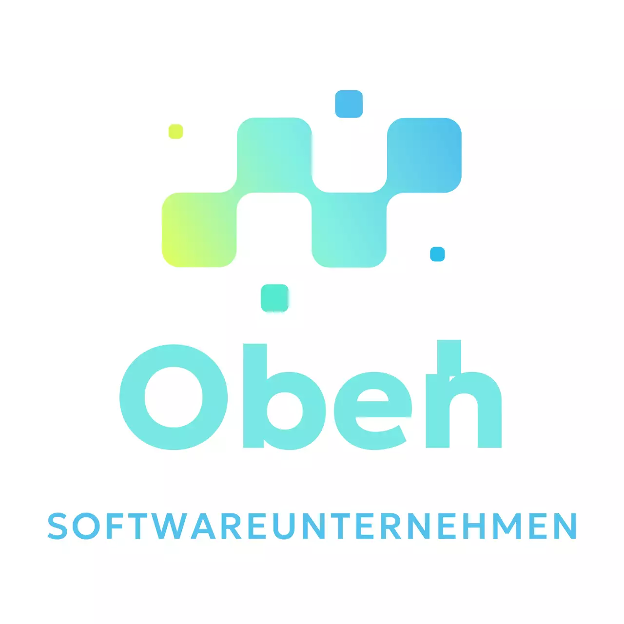 Einfaches Firmenseminar mit Farbverlaufslogo