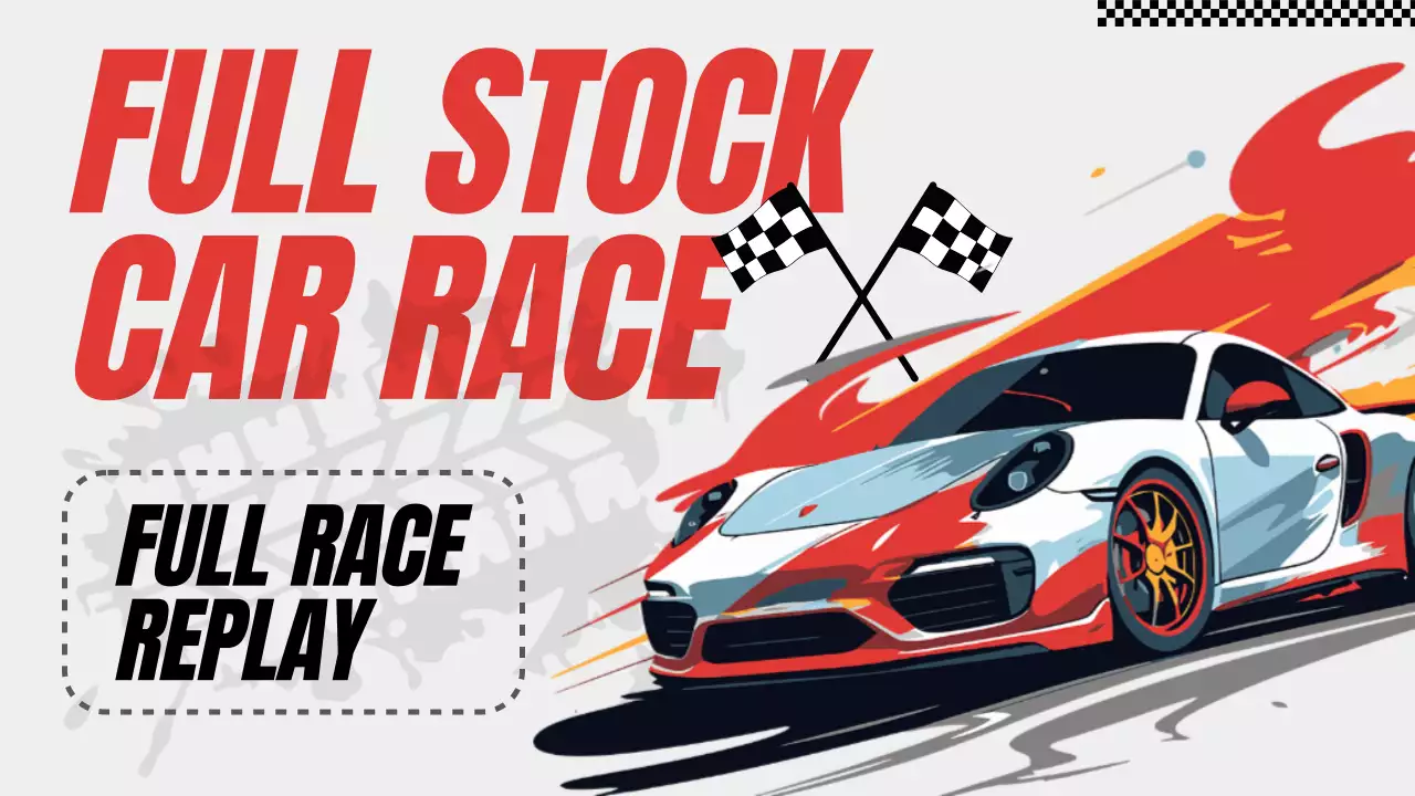 Iklan Balap Mobil Retro Merah Thumbnail YouTube