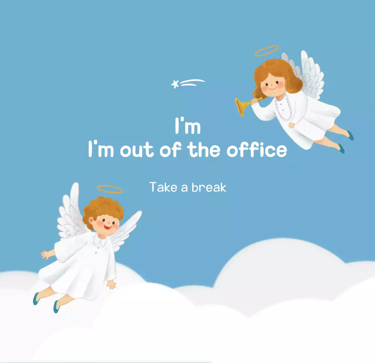 Lịch từ với những hình minh họa ấm cúng và những câu Kinh thánh trên nền xanh nhạt