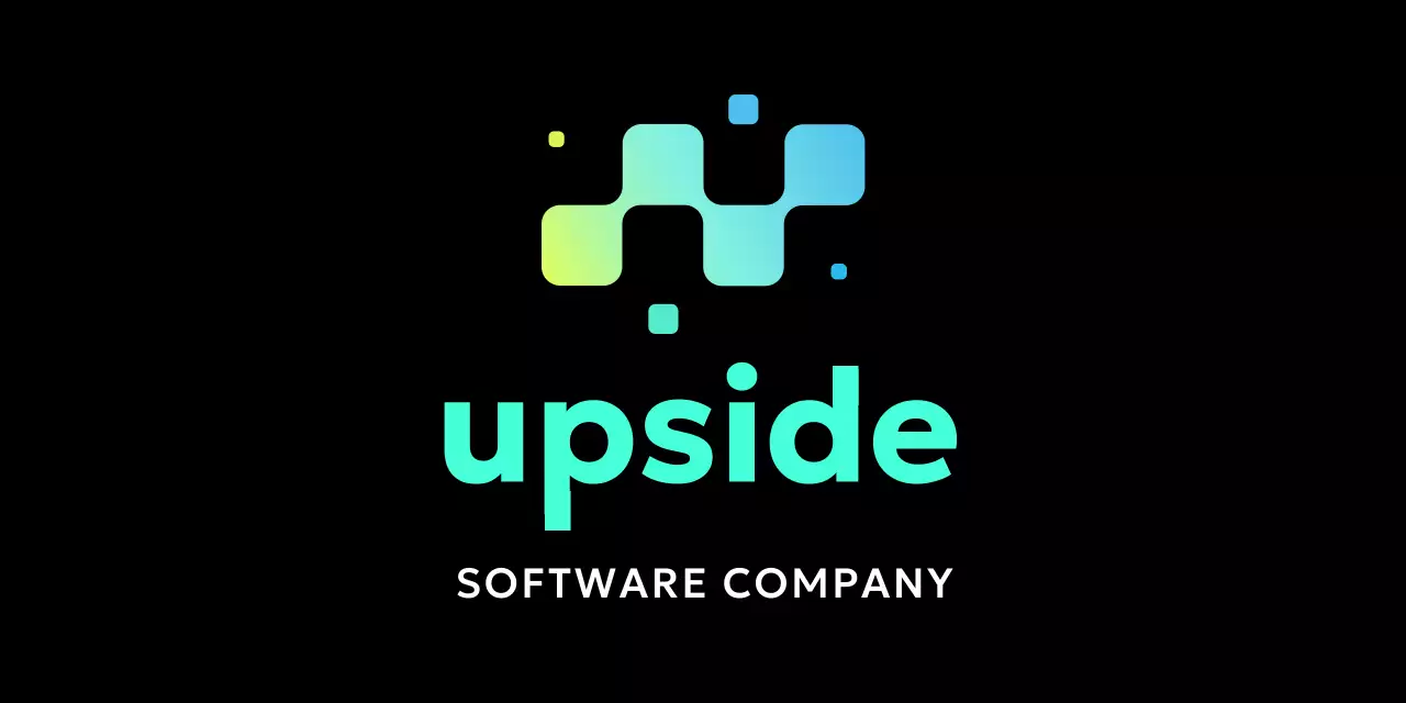 A simple corporate seminar with a gradient logo