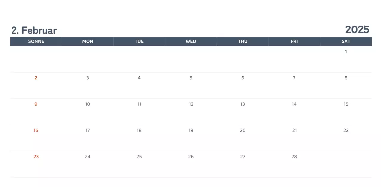 Kalender mit farbenfrohen und emotionalen Illustrationen