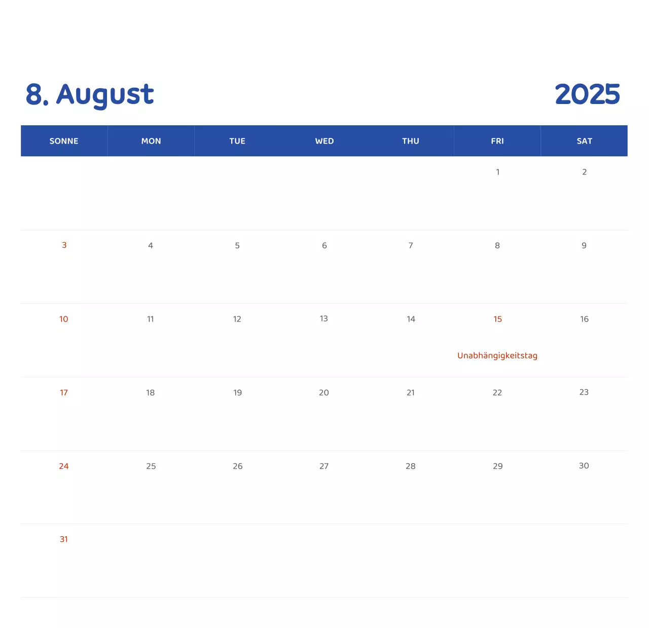 Kalender mit farbenfrohen und emotionalen Illustrationen