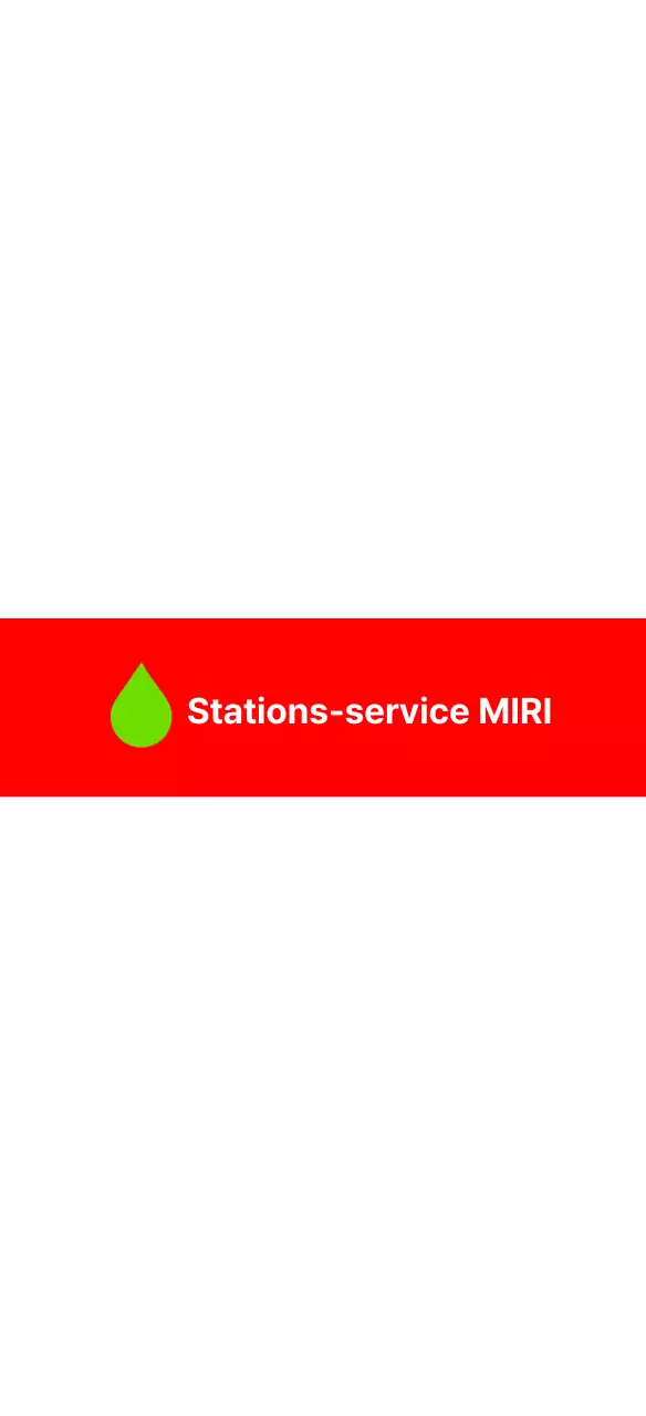 Enseigne de station-service vintage peinte à la main