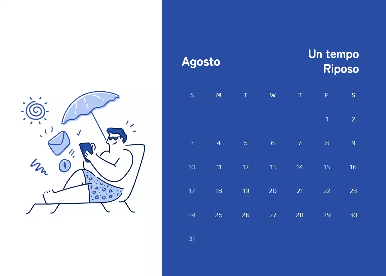 Calendari con illustrazioni colorate ed emozionali
