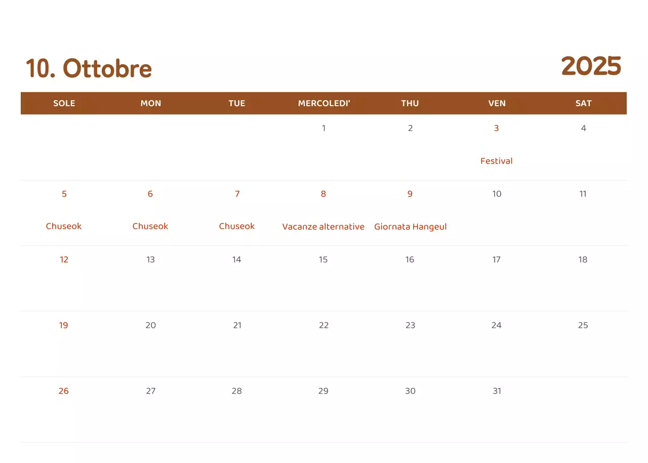 Calendari con illustrazioni colorate ed emozionali