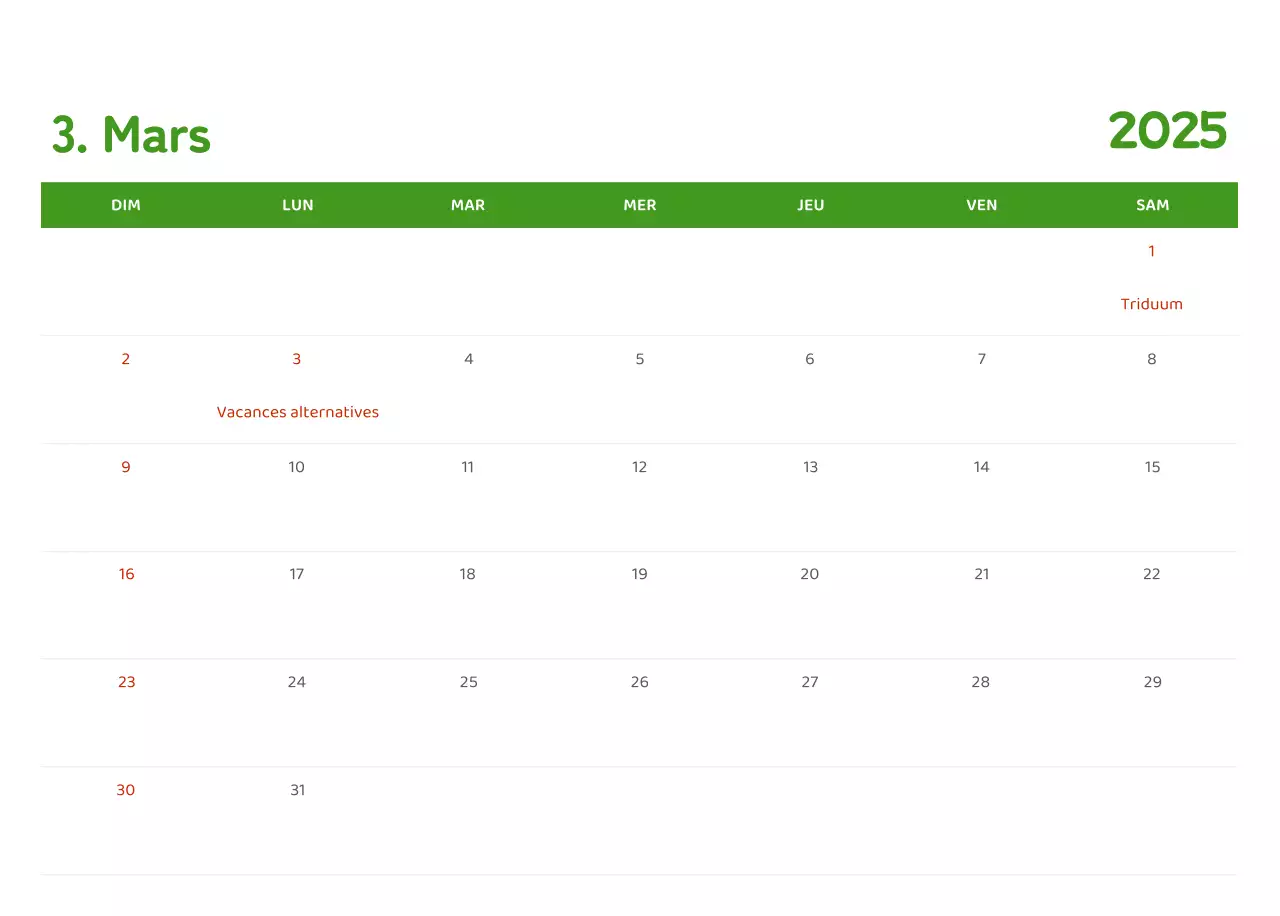 Calendriers avec illustrations colorées et émotionnelles