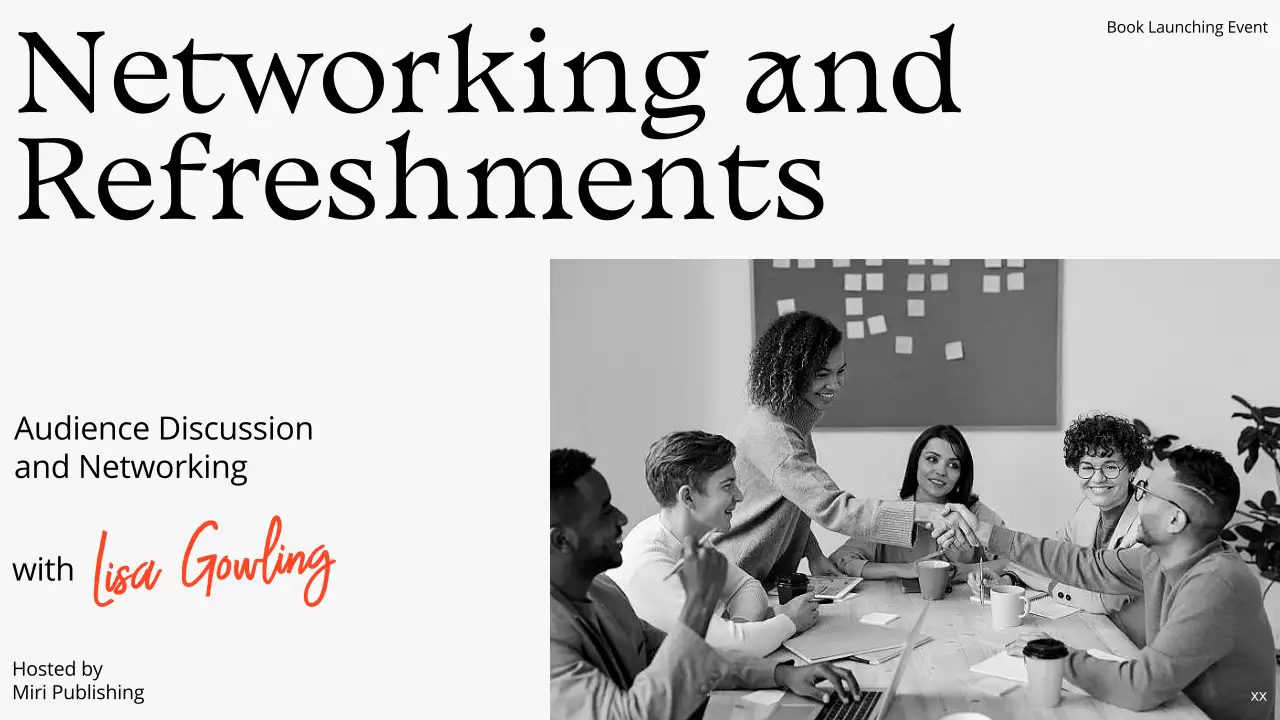 Red Modern Book Announcement Presentation