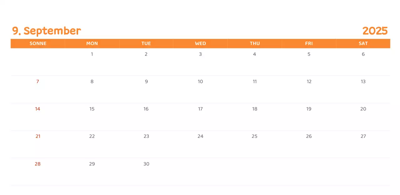 Kalender mit farbenfrohen und emotionalen Illustrationen