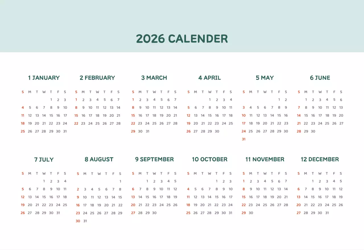 Calendars with colorful, emotional illustrations