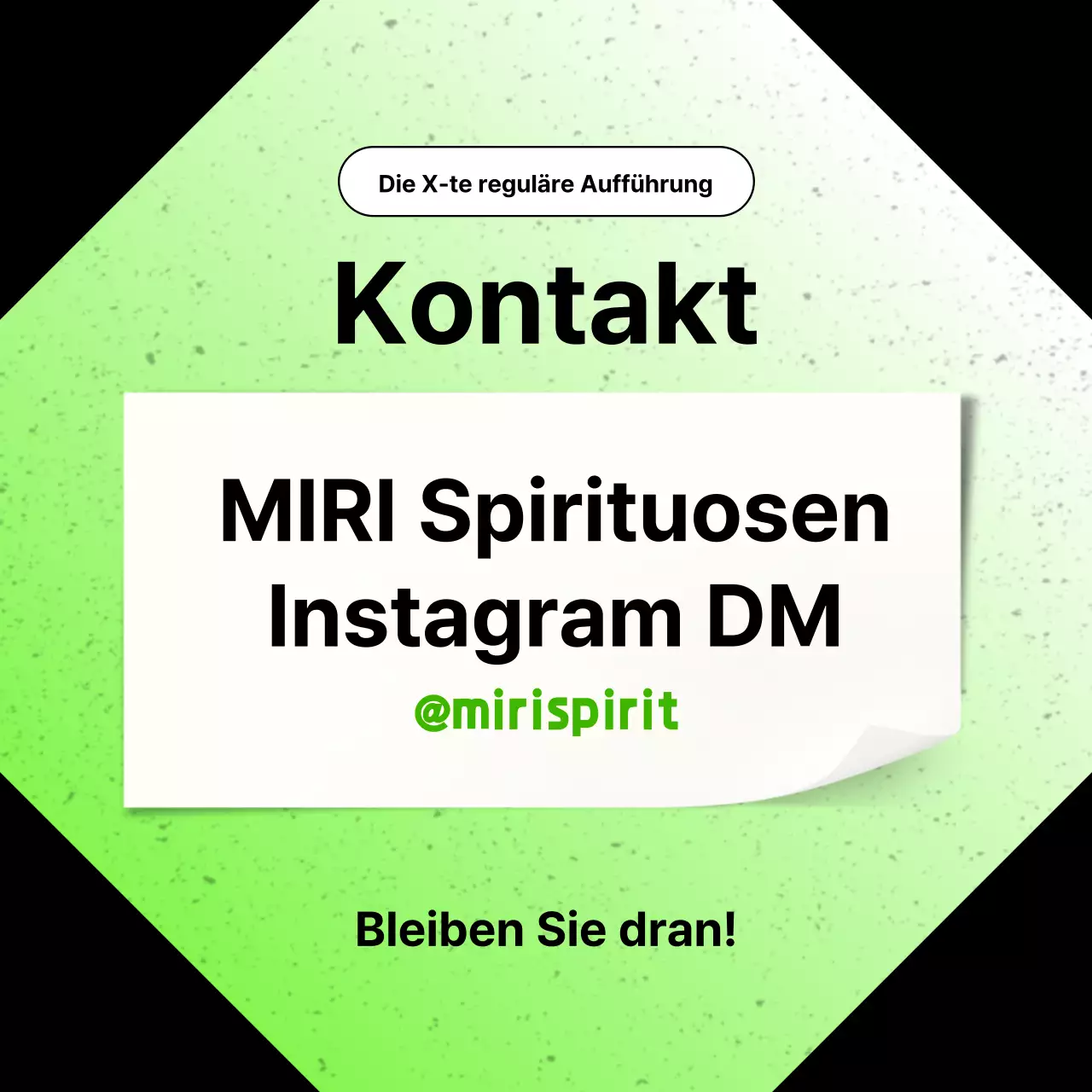 Förderung regelmäßiger Auftritte der angesagten schwarz-grünen Universitätsclubs