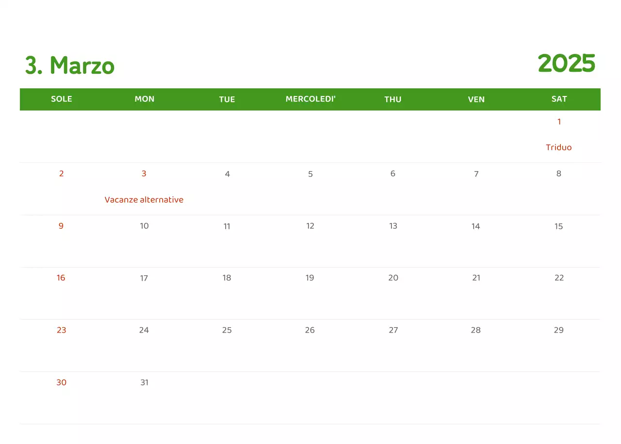 Calendari con illustrazioni colorate ed emozionali