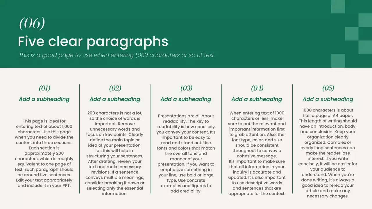 Green Simple Guide Presentation