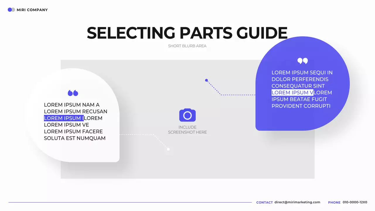 Blue Modern Company Guide Presentation