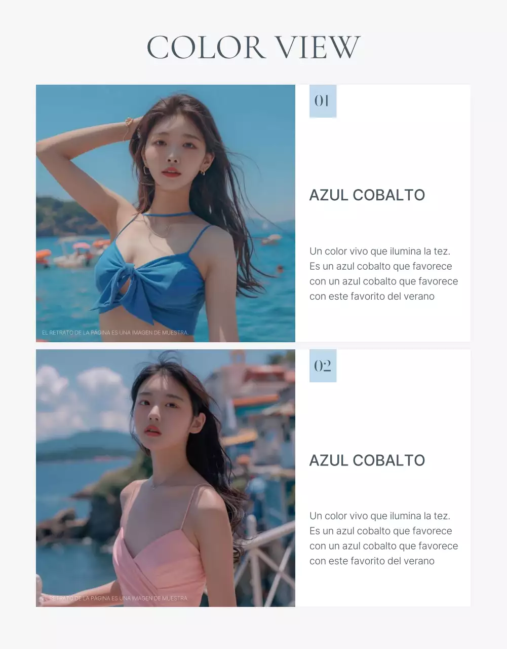 Concepto de emoji de vacaciones de verano en azul y azul claro para promover la moda