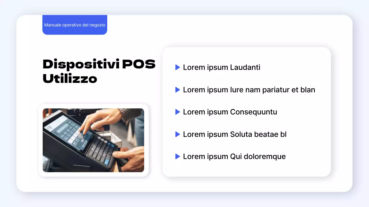 Guida agli standard operativi semplici per i punti vendita blu e gialli