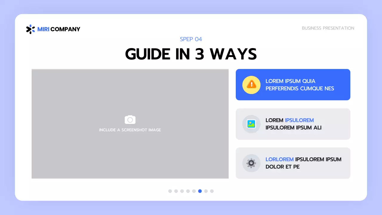 Blue Modern Business Guide Presentation