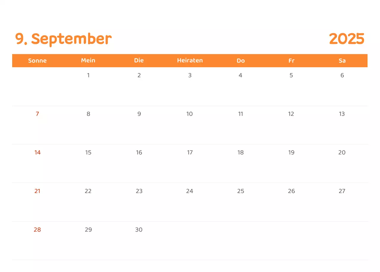 Kalender mit farbenfrohen und emotionalen Illustrationen