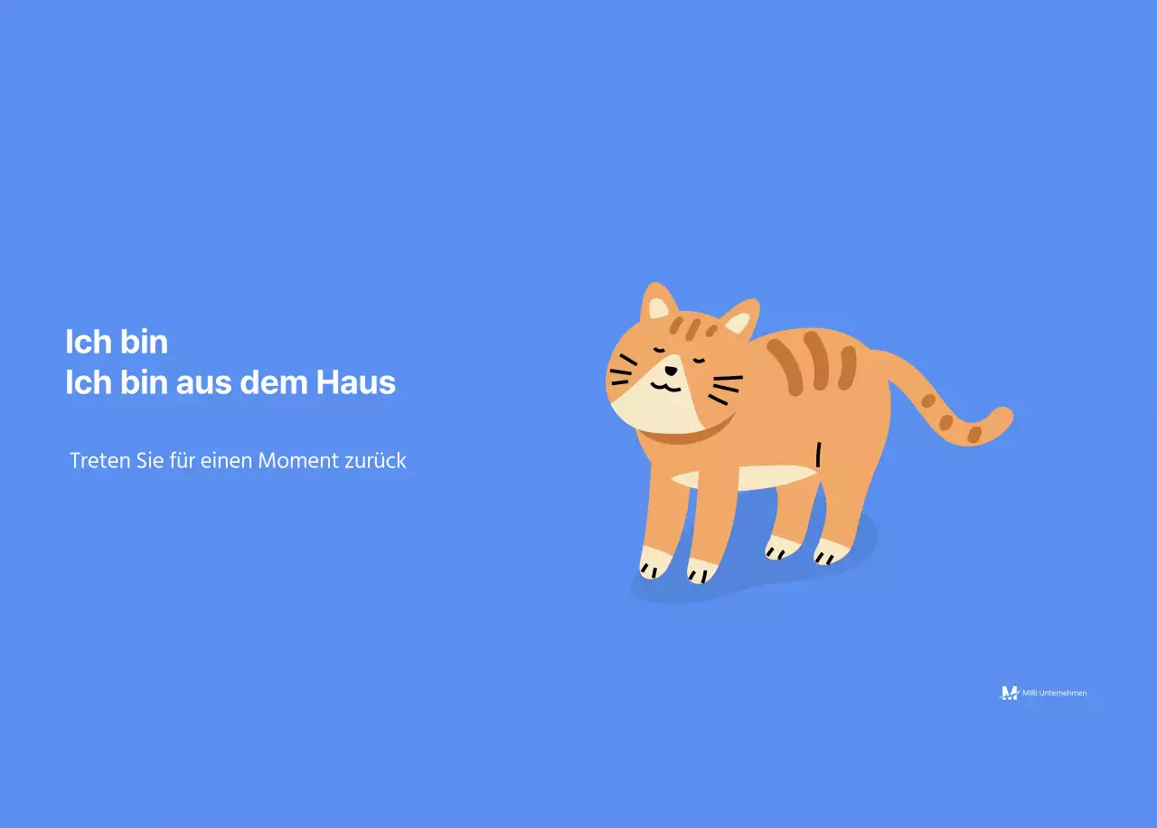 Motivationskalender mit energiegeladenen Illustrationen und positiven Zitaten auf hellblauem Hintergrund