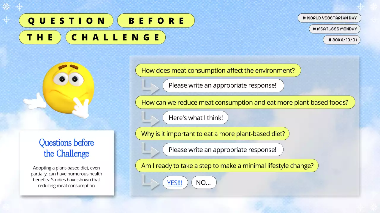 Blue Modern Healthy Promotion Presentation