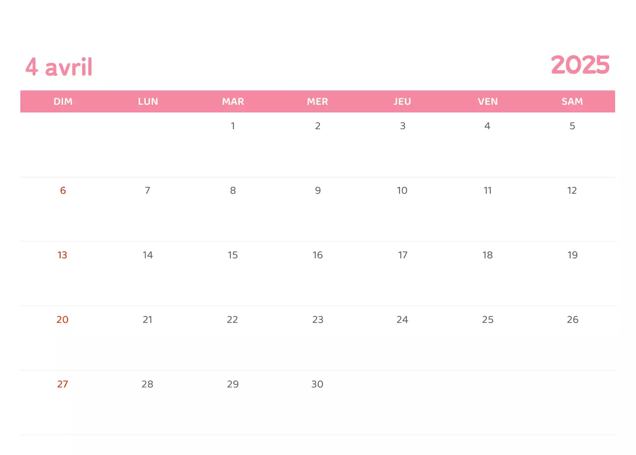 Calendriers avec illustrations colorées et émotionnelles